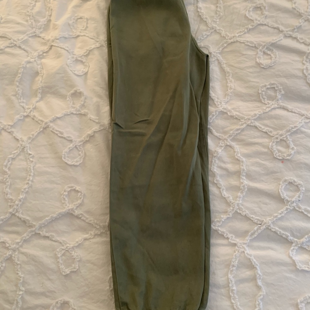 Girls Flow Green Tie Pants